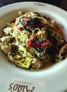 Aldo's Ristorante, Cape Henry Crabmeat Cappellini