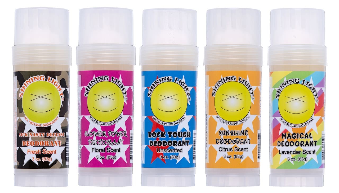 Shining Light All Natural Deodorant brand