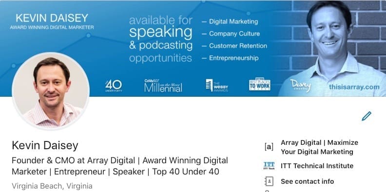Kevin Daisey LinkedIn