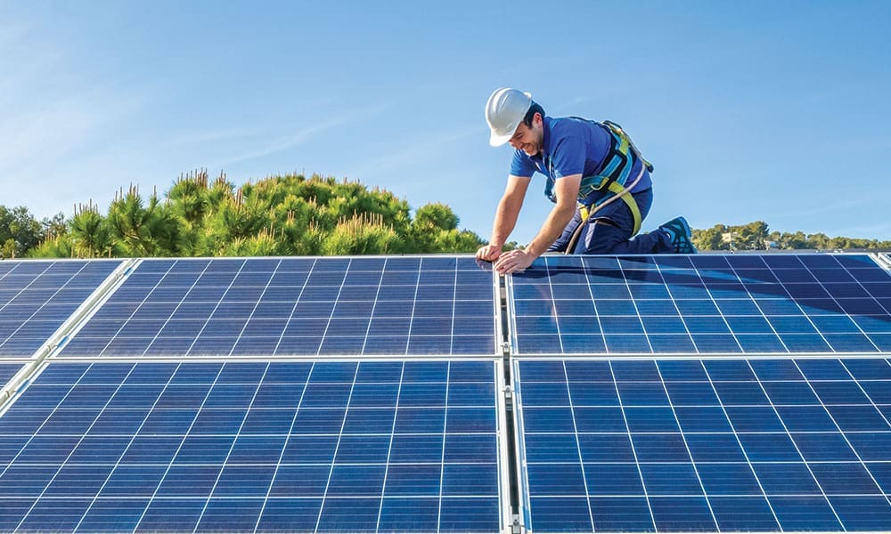 solar power installation