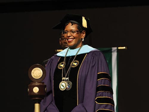 College President Dr. Towuanna Porter Brannon