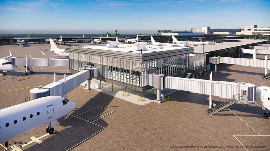Concourse A Expansion Exterior